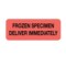 Nevs Frozen Specimen Deliver Immediately7/8" x 2-1/4"Fl. Red w/ black L-1599 - alternate 1